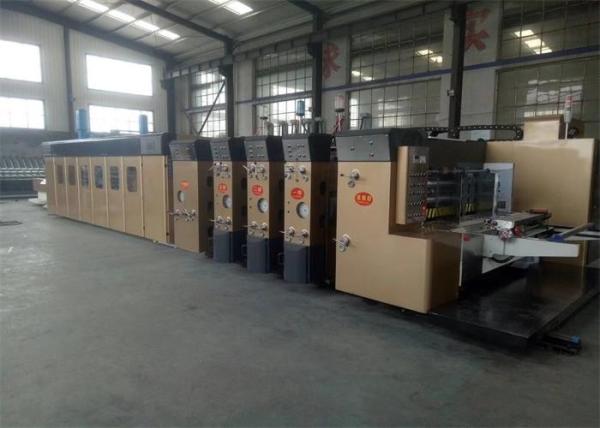 Corrugated Box Making Plant Carton Box Making Line Printing And Foler Gluer