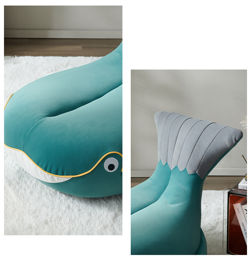 СМ цвета 95X104X77 самостоятельно роскошной софы кита мебели живущей комнаты голубое