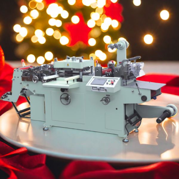 200 Times/Min Flatbed Labels Full Automatic Die Cutting Machine For Electronic Adhesive Industrials Sheet Collections