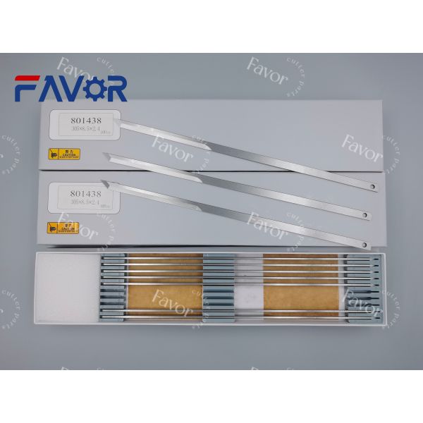801438 Single Hole Blades 305x8.5x2.4mm For Q80 Auto Cutter