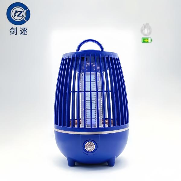USB Rechargeable Bug Zapper Lamp With High Voltage 2700V Newest Design Cleaning Brush And Li Battery