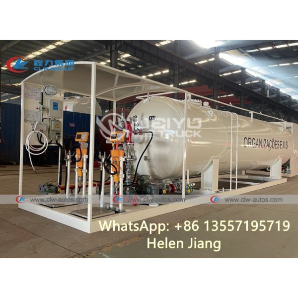 Скид ASME 20cbm 10MT установил газ LPG Refilling завод