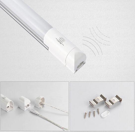 Radar Sensor T8 Led Tube Lamp 18 W 4ft Ce Ul Listed With Aluminum Radiator