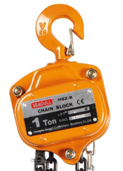 Exporte o padrão 1 TONELADA/1 TONELADA bloco Chain manual de 1 T/, grua Chain