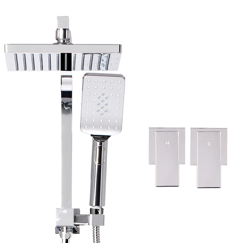 Modern Design Style and Chrome Finish Lizhen Hwa-Vic Durable In-Wall Shower Faucet Set