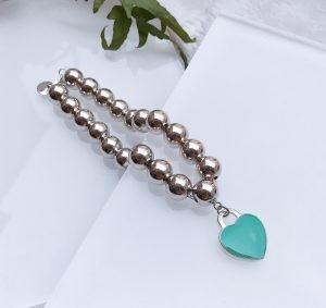 Adjustable Plain S925 Stretch Sterling Silver Beaded Bracelet Lightweight