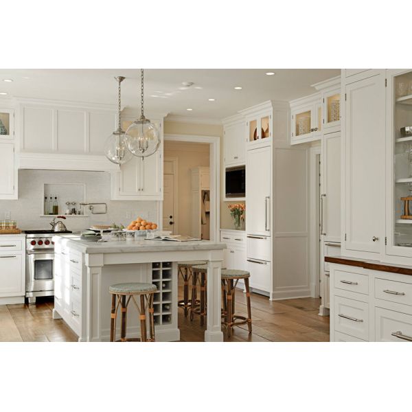 Kitchen Carcass Material E1 Particleboard American Style Custom Design Kitchen Cabinet