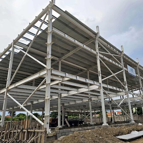 ASTM AISC AWS Fabricación de estructura de acero Alta resistencia Baja aleación Formabilidad personalizada