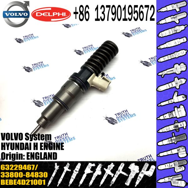Дизельный инжектор 33800 84820, 33800-84820, 3380084820, 21306407 BEBE4D19002 для двигателя Hyundai D6CC