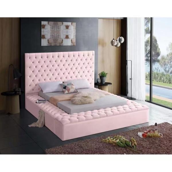 Modern Leather Luxury Bed Master Hotel Bedroom Double Bed 1.8 Bedroom King Bed