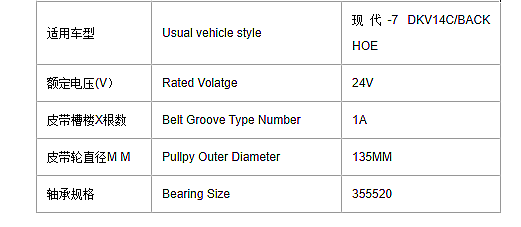 Ac Compressor Magnetic Clutch for Hyundai 7 DKV14C/BACK HOE 12V Auto Car Ac Parts Coil Hub Bearing Pulley Car air Conditioning