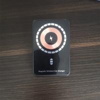 Do produto novo das liberações da tecnologia de Tecnologia carregador 2022 sem fio magnético transparente do carro para Iphone
