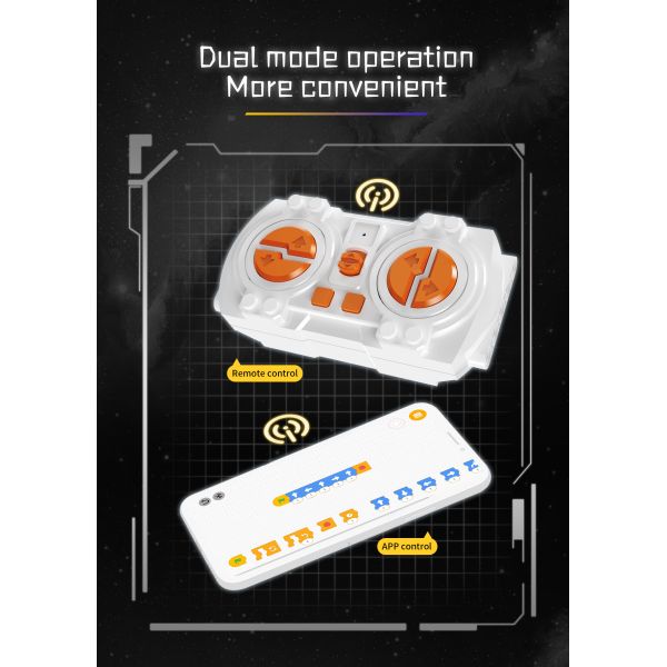 Follow Me Rc Drift Car Supra Ready-to-Go Universal Remote Control Building Blocks