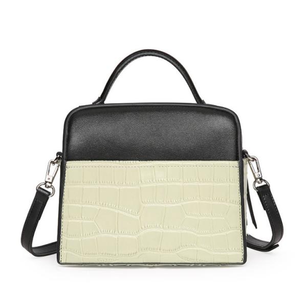 Portable Case Bag Stone Patten Cow Leather Tote Bags New Arrival Handbags with