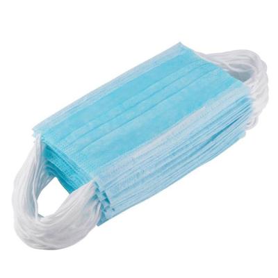 Three Layers Disposable Non Woven Mask Antiviral Respiratory Protection