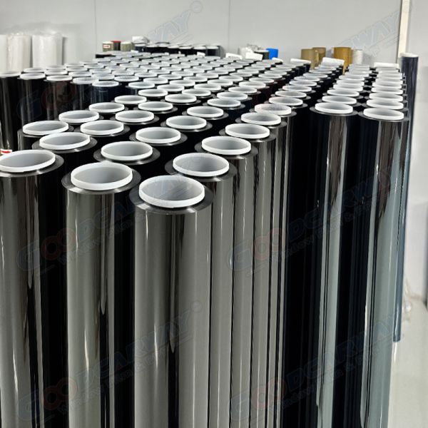 5%-85% VLT Blue Black Color Auto Window Tint Film 1.52*30m Nano Ceramic Solar Window Film