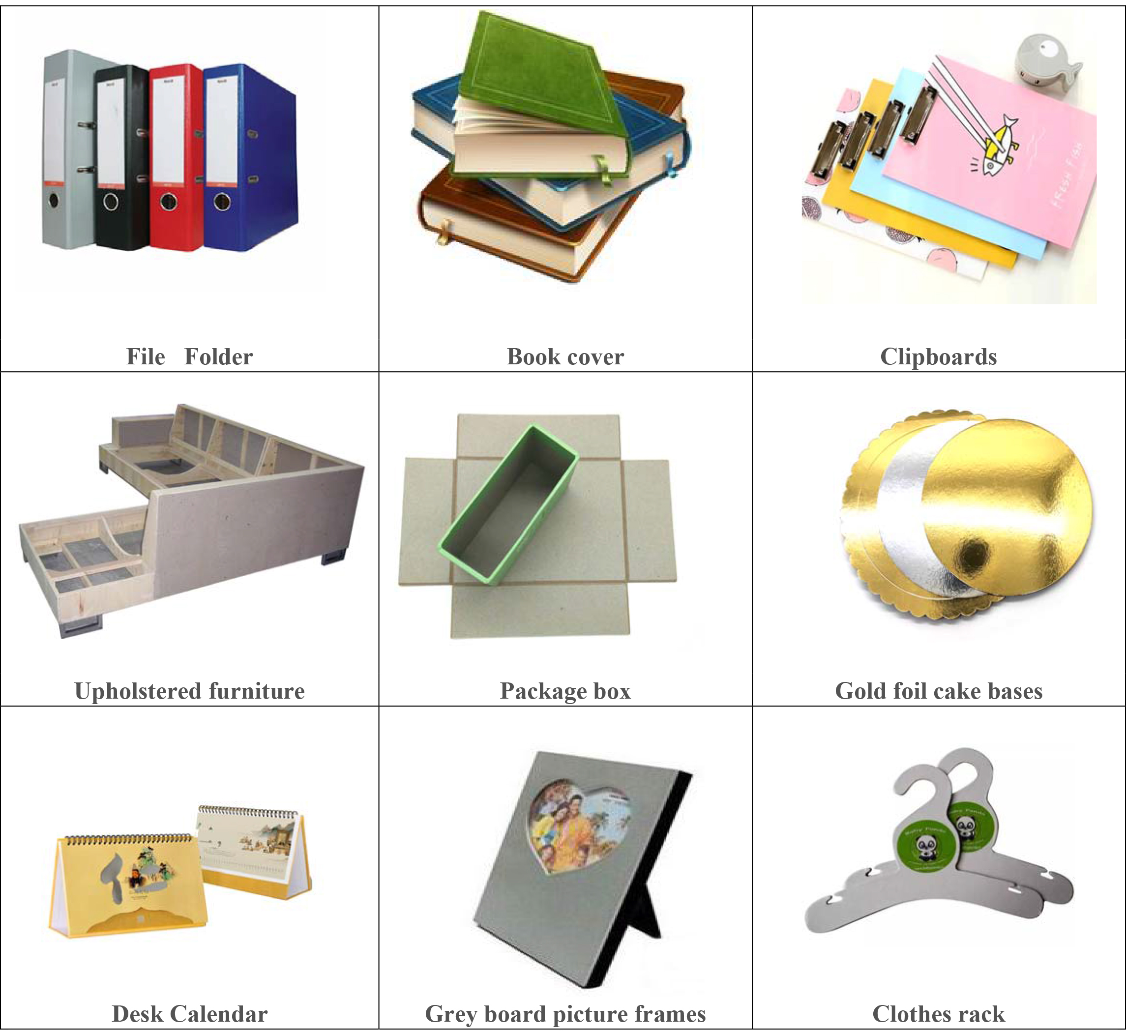 Coated Duplex Board Grey Back White Paper for Packaging Bags and Packaging Boxes