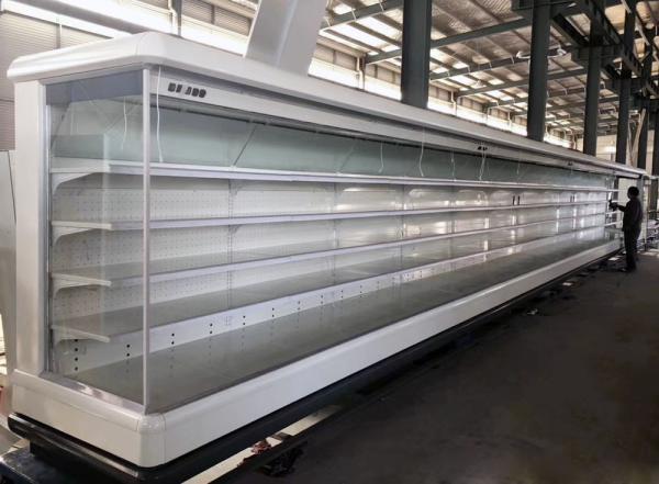 expendidora automática refrigerada exhibición abierta de la vertical de los 3.75M con la descongelación auto