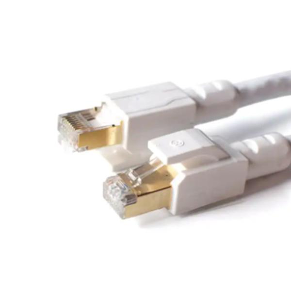 Cat6a 500MHz 4 emparelha o cabo de remendo 1M da fibra ótica de 23AWG 28AWG 3M 5M