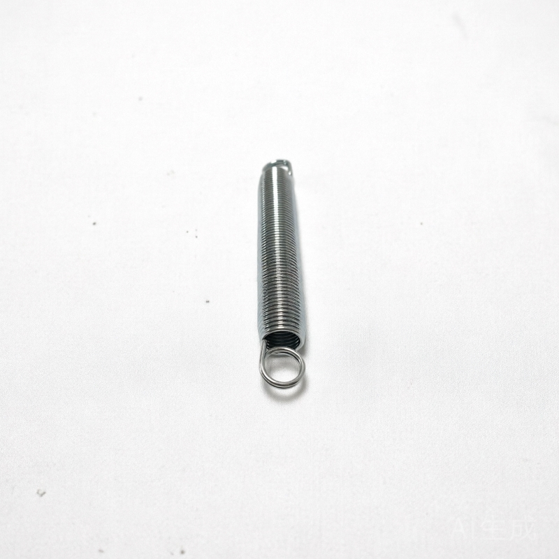 High Carbon Steel Extension Spring Customizable Finish for Industrial Machinery Equipment