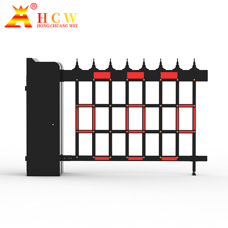 HCW KM02 Automatic Parking Folding Fence Barrier Gate IP56 6M Boom Length
