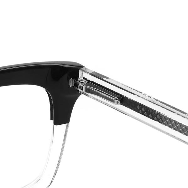 Stylish Acetate Thick Square Eyeglasses Oversized eco friendly Square Frame Eyewear