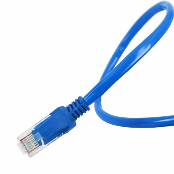 CE CCC 1m 3m 5m Rj45 CAT6 Patch Cord Unshielded Twisted Pair Blue Color