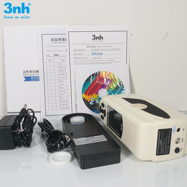 High Accuracy Andheld Colorimeter NR200 3nh 8mm Measuring Aperture For PVC Plate