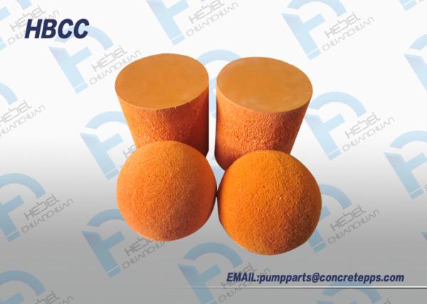 DN125 150mm concrete pump pipe / tube cleaning ball / cylinder