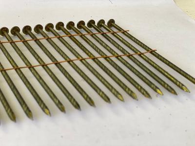 Length 25mm-130mm Wire Weld Coil Nails Roofing 15 Degree Coil Framing Nails