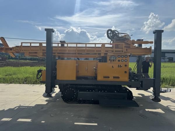 ZB350S Crawler Water Well Drilling Rig 350m Depth Diesel Electric
