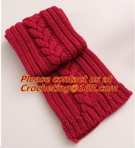 Fashion Accessory New Style Knitting Scarf Loopschal Wave Knit Scarf, Crocheted Ruffle Sca