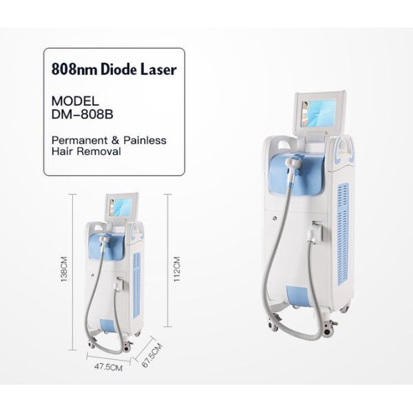 Складная машина лазера диода перманентности 808 машины удаления волос лазера Alexandrite
