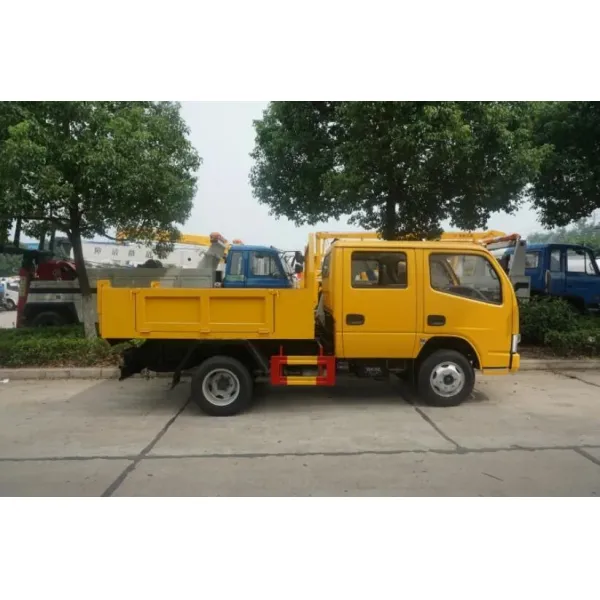 Light Duty Double Cabin 5 M3 Tipper Truck Capacity Dump Truck