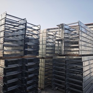 Single Rail 225mm Aluminum Cabe Tray For Electrical Systems