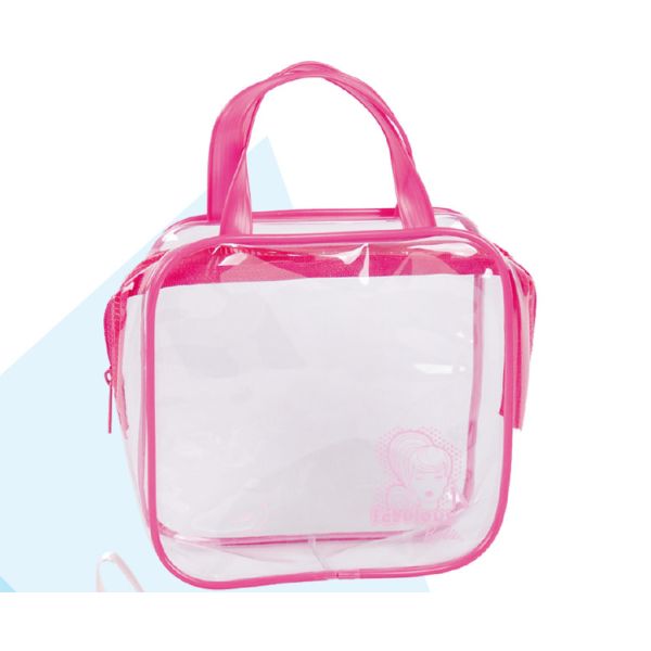 voyage transparent EVA BSCI de PVC de 0.25mm de sac libre AZOÏQUE de sachet en