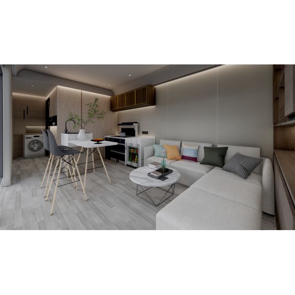 Galvanized Steel Structure Prefabricated Capsule Houses Outdoor Integrated Mobile Insulation Waterproof And Moisture Proof