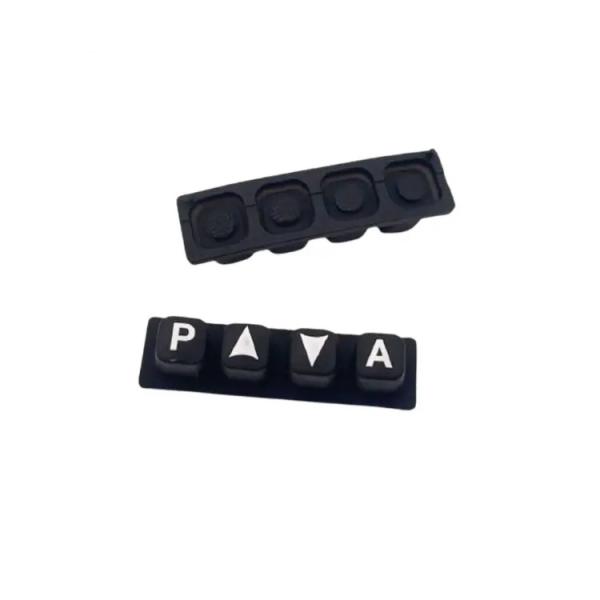 Screen Printed Silicone Rubber Customized Buttons Durable Customized With Molds