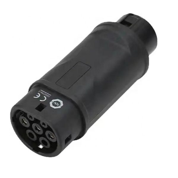 Ev Charging Connector Charging Adapter Type1 to Type 2 Electric Vehicle Power Adapter for Car