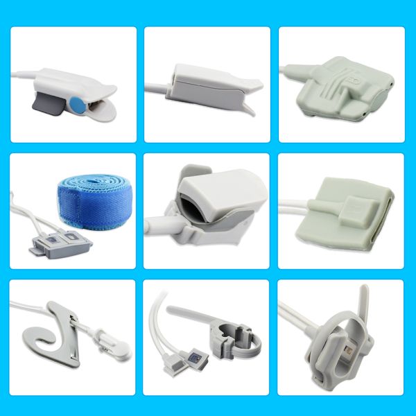 Medical Consumables Finger Probe Pulse Oximeter Adult 9 Pin BIOLIGHT A8