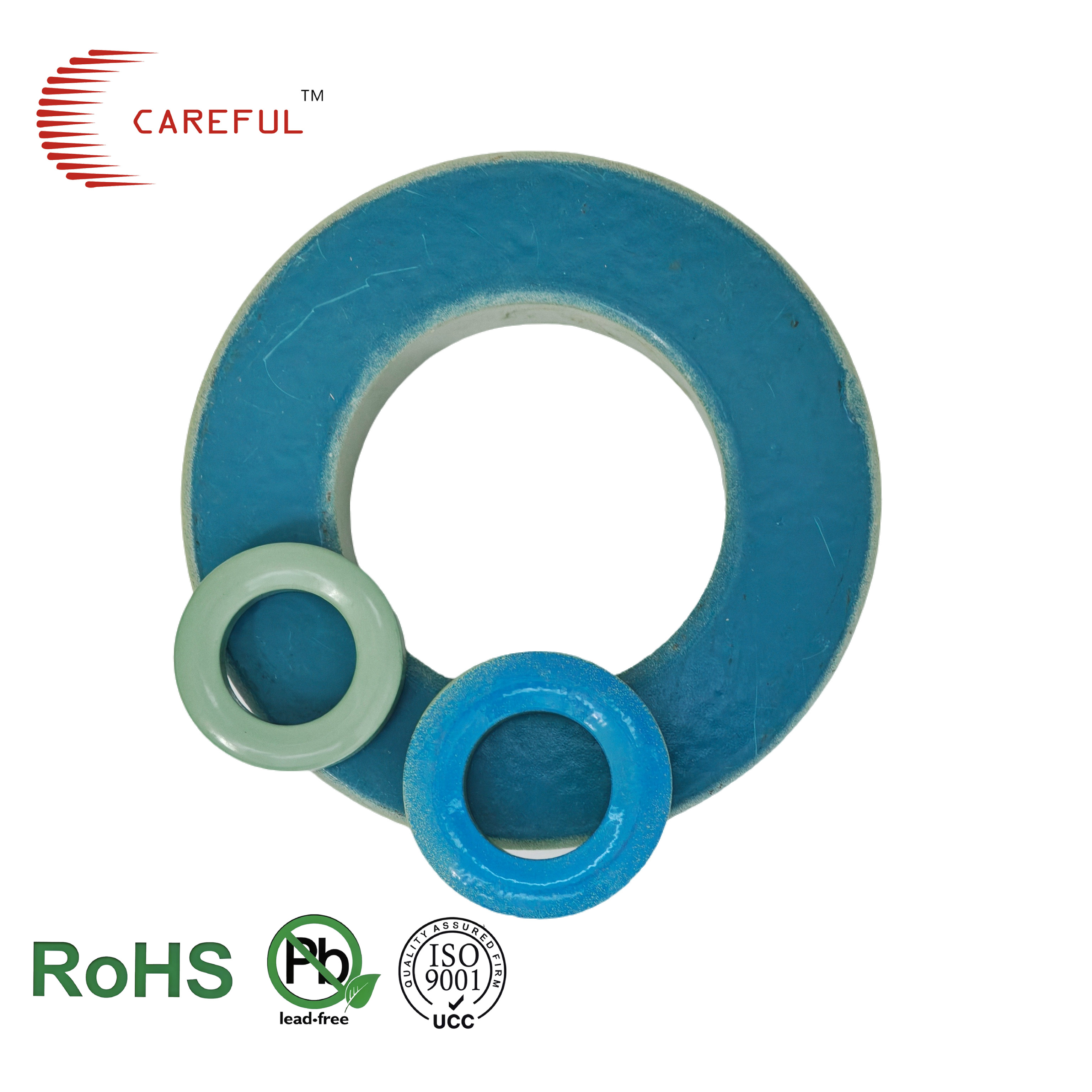 Careful Fe-Si Iron Powder Core with High Saturation for PFC Inductor Circuits RoHS REACH