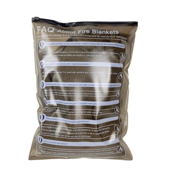 PVC Frosted Clear Plastic Zipper Bag Sealed for Clothing Shoes Quilt Storage