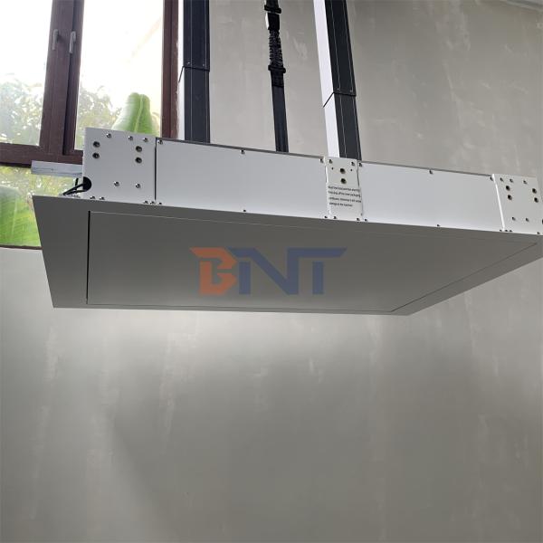 65-Inch Motorized TV Lift Stand with Remote Control Ceiling Flip Down TV Bracket