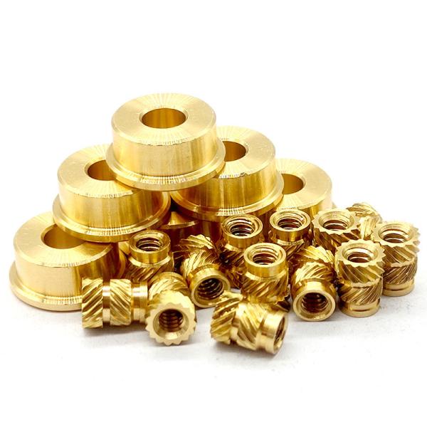 Polished Golden Precision Brass Turned Parts Heat Treatment CNC Machining Brass Parts