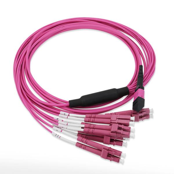 MPO MTP LC Fiber Patch Cord Fanout Cable Harnesses Patch Cord OM4 0.35db