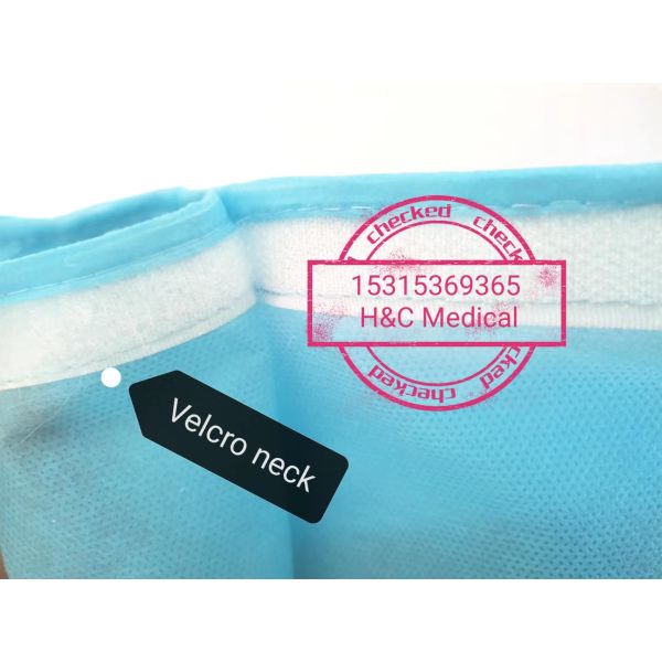 Isolation Disposable Surgical Gowns Surgical Nonwoven Gown Disposable Patient Gown