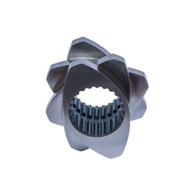 Wear Resistancec TDK Screw Elements  Parallel PE Pipe Extruder Pelletizer Extruder Parts