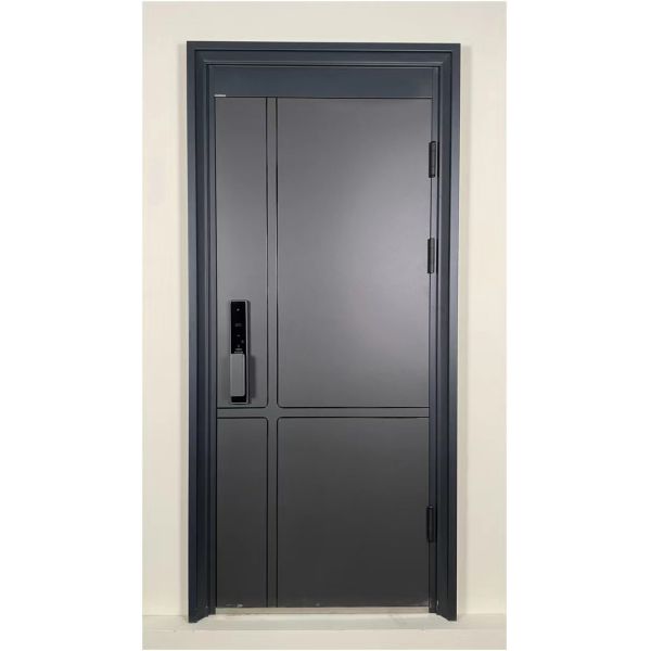 Heat Transfer Steel Security Front Doors Cold Rolled Exterior Entrance Doors