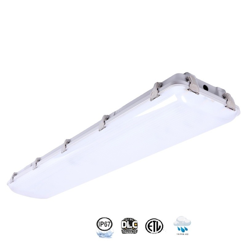 Sensor Control 200W LED Linear High Bay Light Fixture for Warehouse IK10 IP67 Waterproof