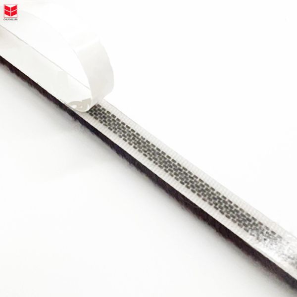 Self Adhesive Weather Pile Strip for Door Bottom Pile Height 3-25mm Width 3-50mm ISO9001 2008 Certified